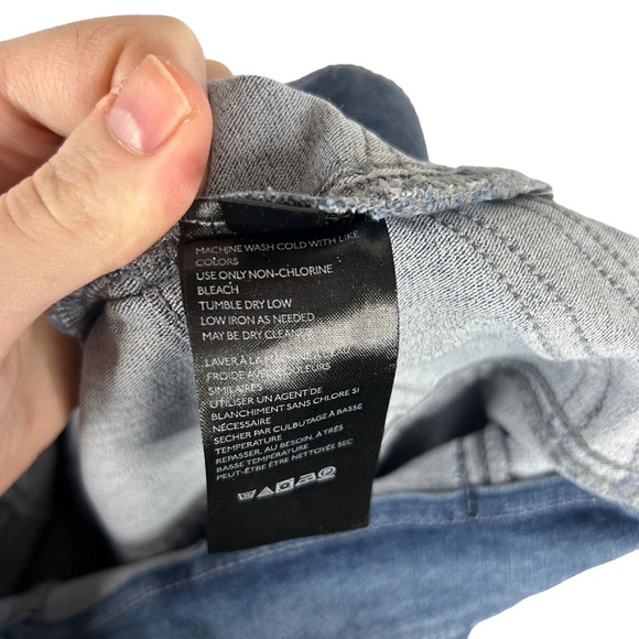 Free People Size 25 Feel Alright Skinny Jeans Stretch Pull On Denim Light Blue - Picture 5 of 8